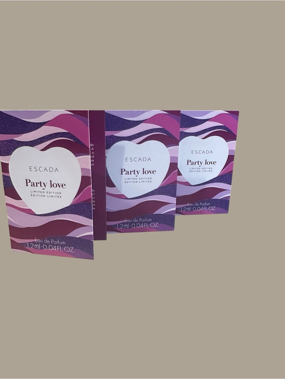 Escada Party Love Limited Edition Sample - try before you buy
